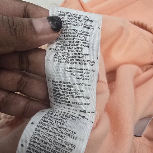 Adidas Men's Peach Colored Super Soft Sweatpants W Tapered Leg Size XL - Picture 7 of 10